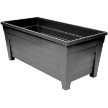 Extra Large 55cm Long Garden Planter Plant Pot Plastic Trough Raised Planter