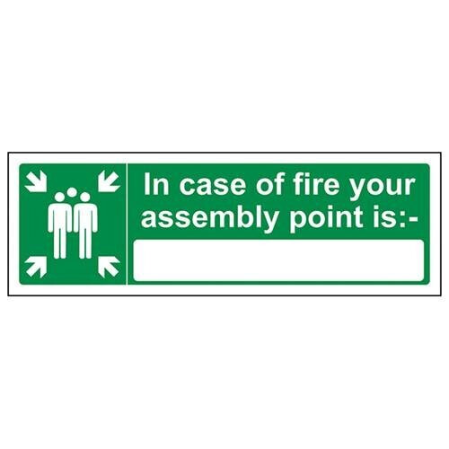 V Safety Vsafety 17026Bj S In Case Of Fire Your Assembly Point Is Point