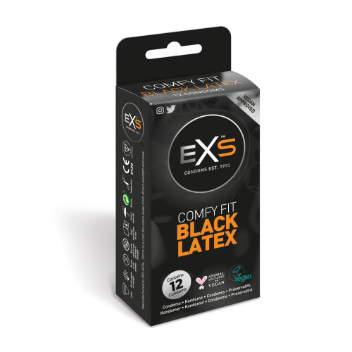 'Latex Condoms Black x12 EXS' 1