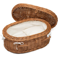 Prestige Wicker Luxury Willow Pet Coffin, 40 cm