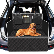 Alfheim Car Boot Liner Protector for Dog, Tear-proof and Waterproof, Nonslip Washable Dog Back Seat Cover with Side Protector Universal for Car, Estat