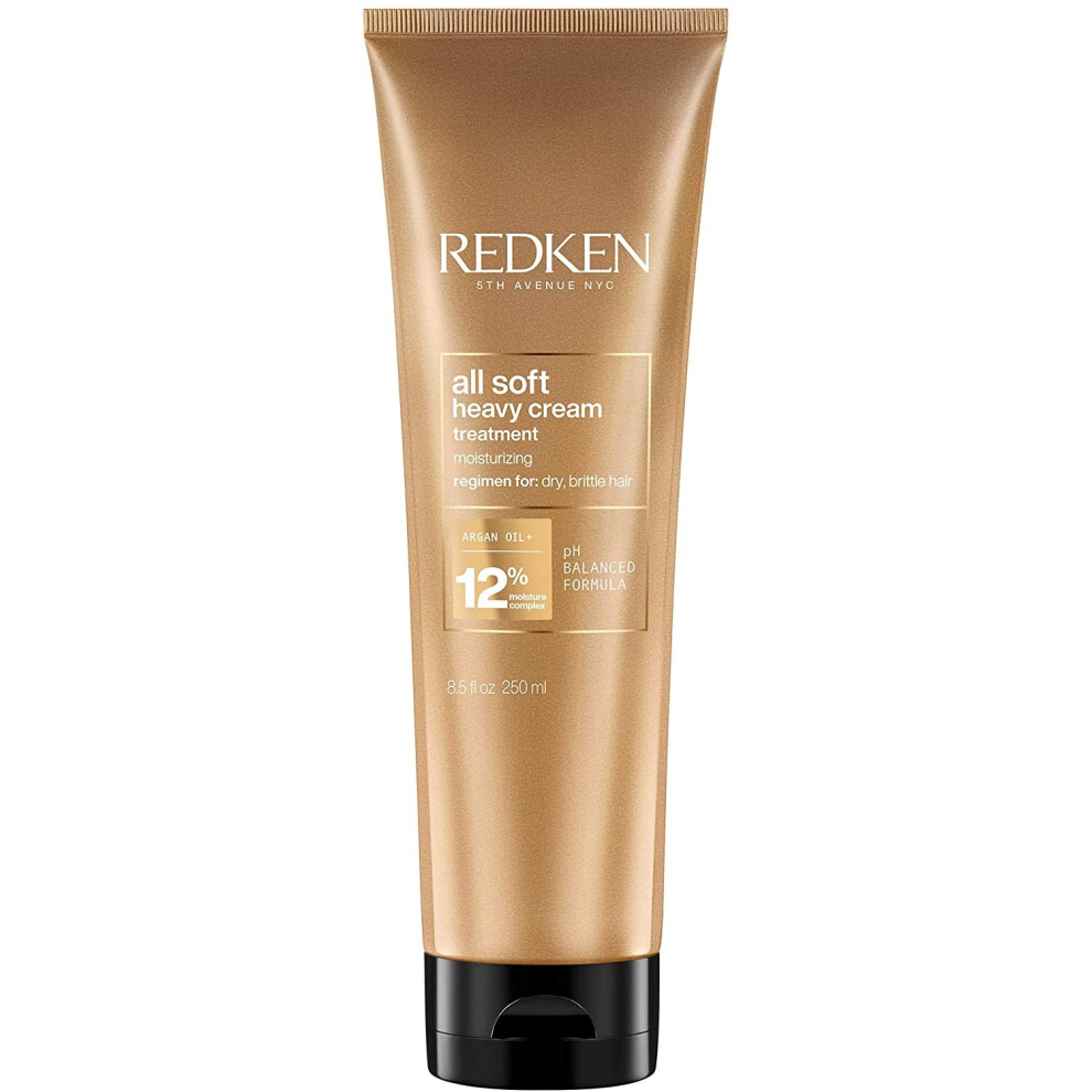 Redken | All Soft | Heavy Cream Treatment | Argan Oil | For Softer Smoother Hair | 250ml
