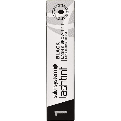 Salon System Lashtint Black Lash and Brow Tint, 15 ml