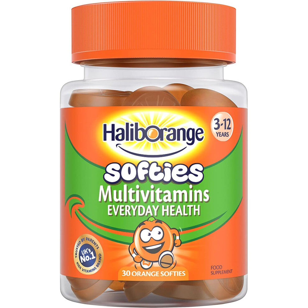 Haliborange Kids Multivitamins Daily Health Support Orange Softies - 30 Softies - Image 2
