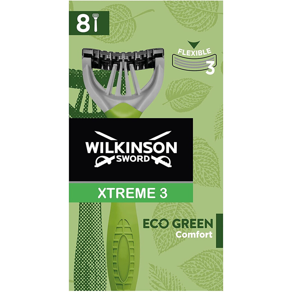 Wilkinson Sword Xtreme 3 Eco Green - 8 Count