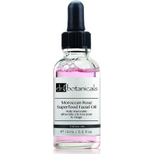 Dr Botanicals Vegan Moroccan Rose Superfood Facial Oil with Vitamins, and Essential OIls - Natural Best Anti-ageing repairing Treatment for All skins