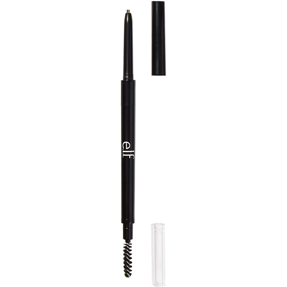 e.l.f, Ultra Precise Brow Pencil, Creamy, Micro-Slim, Precise, Defines, Creates Full, Natural-Looking Brows, Tames and Combs Brow Hair, Neutral Brown,