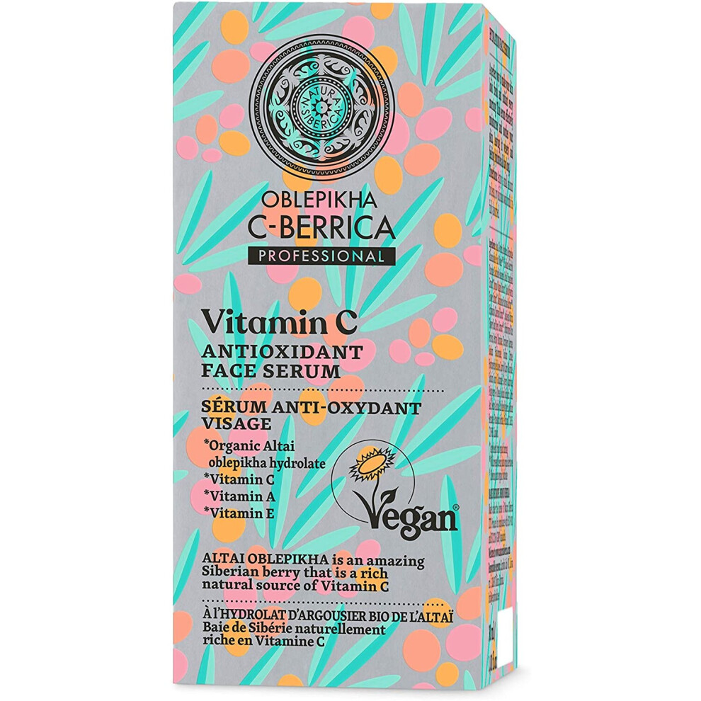 Natura Siberica Oblepikha C-Berrica Antioxidant Face Serum, 30 Millilitre