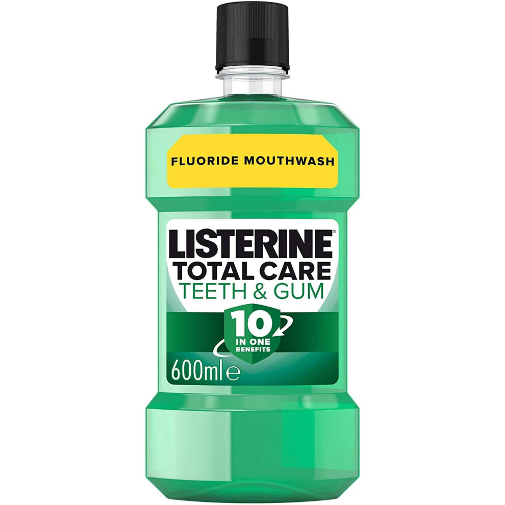 Listerine Total Care Teeth and Gum Mouthwash, 600 ml