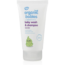 Organic Babies Baby Wash & Shampoo - Lavender (150ml)