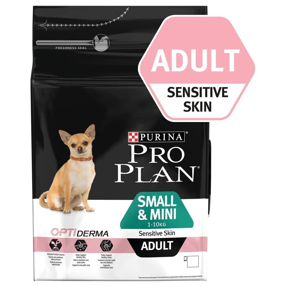 Purina Pro Plan Small Adult Sensitive Skin Dry Dog Food - 3Kg Salmon
