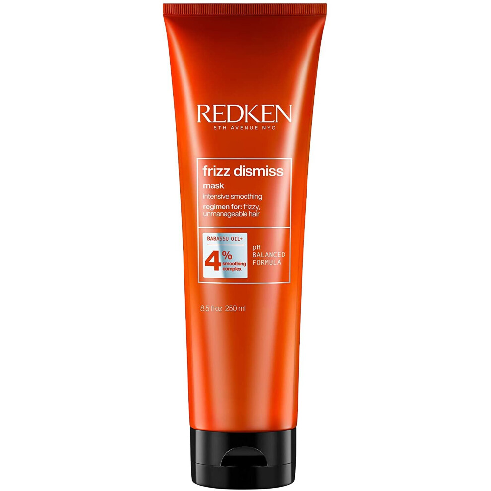 Redken | Frizz Dismiss | Mask | Smoothing Treatment | Babassu Oil | For All Hair Types | 250 ml