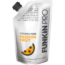 Funkin Pro Passion Fruit Puree for Cocktails, Cooking & Baking, Real Fruit Cocktail Ingredients, Puree Mixer 1 kg
