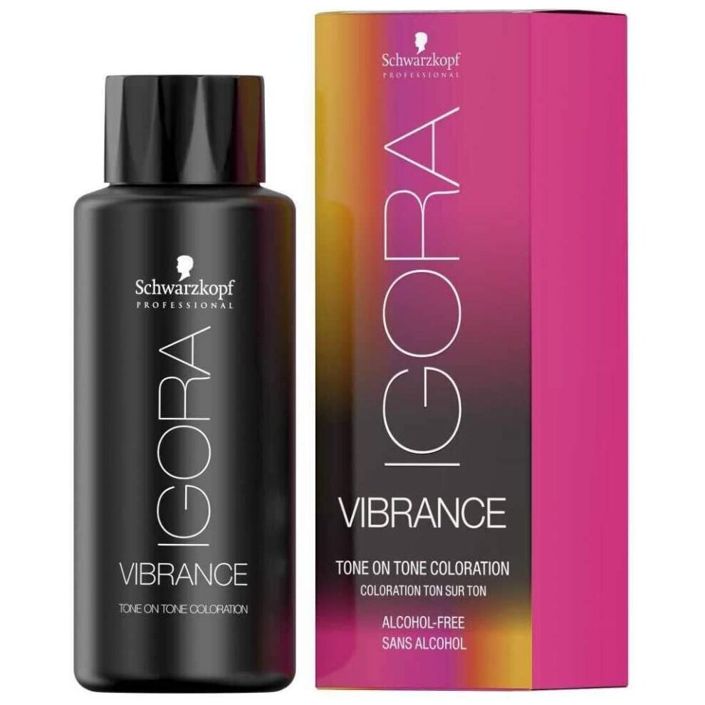 Schwarzkopf Professional Igora Vibrance Tone on Tone Hair Colour, No. 7-77 Medium Blonde Copper Extra, 60 ml, 7702045561234