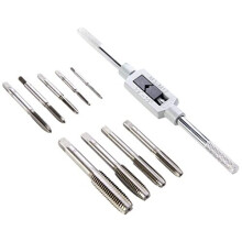 neilsen CT1467 1467 TAP Wrench Set M3 M4 M5 M6 M7 M8 M10 M12 DIE Metric RETHREADING Tool 10 Piece, Black