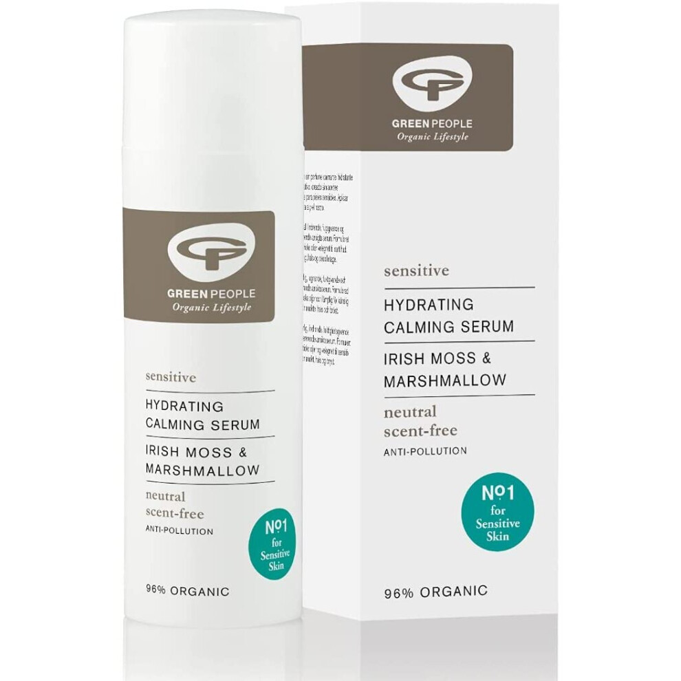 Green People Neutral Scent Free Hydrating Calming Serum, 50Ml