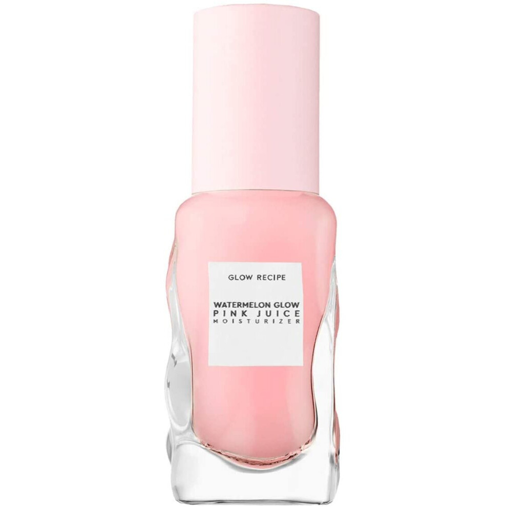 Glow Recipe Watermelon Glow Pink Juice Face Moisturiser - Daily Hydrating Oil-Free Hyaluronic Acid Skin Care with Jasmine for Smooth Skin - Mineral Oi