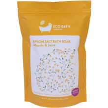 Eco Bath London Muscle & Joint Epsom Salt Bath Soak - Tubo Sais de banho de magnsio infundidos com capim-limo, hortel-pimenta, leos essenciai