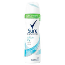 Sure Women Cotton Dry Anti-Perspirant Deodorant 75 ml - Pack of 6