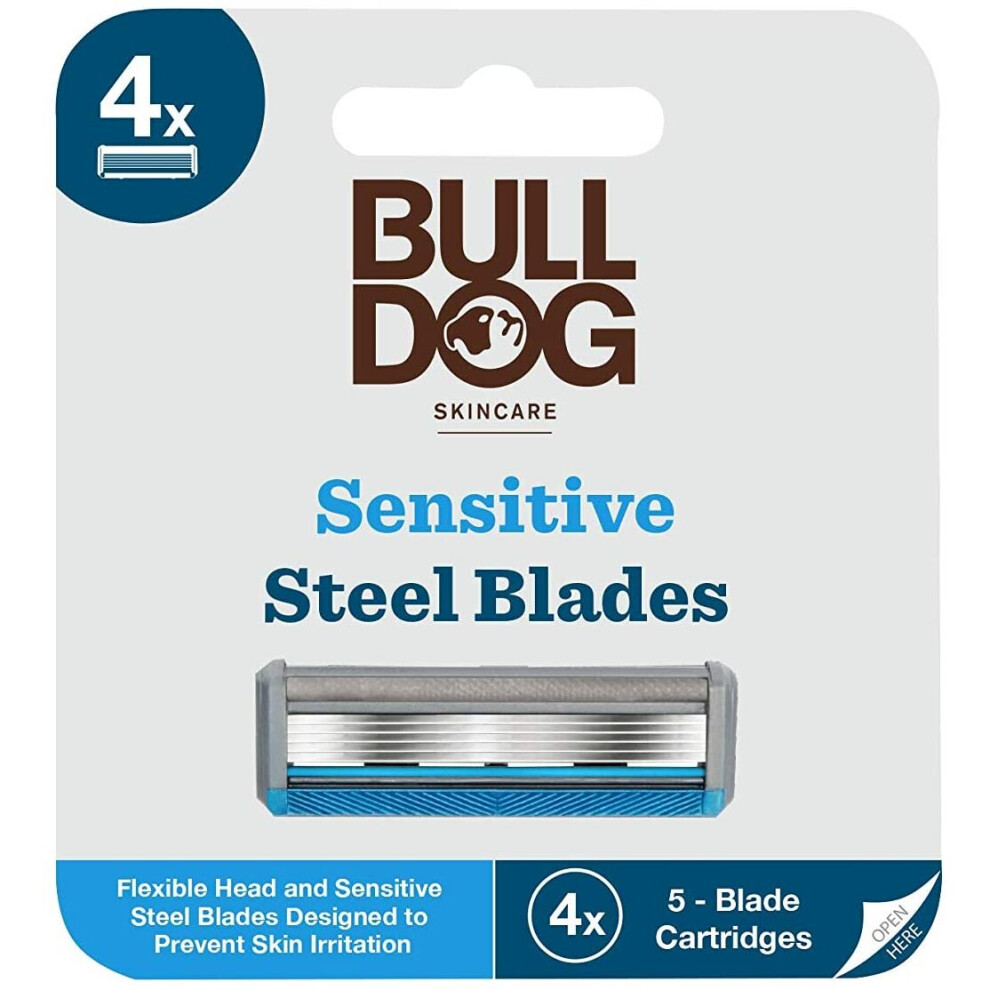 Bulldog Skincare Sensitive Bamboo Razor Blades x4