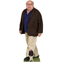 Star Cutouts Ltd CS754 Star Danny DeVito Cardboard Cutout l Gift l Part Decoration Amazing Quality Photo image148cm Tall, Multicolor