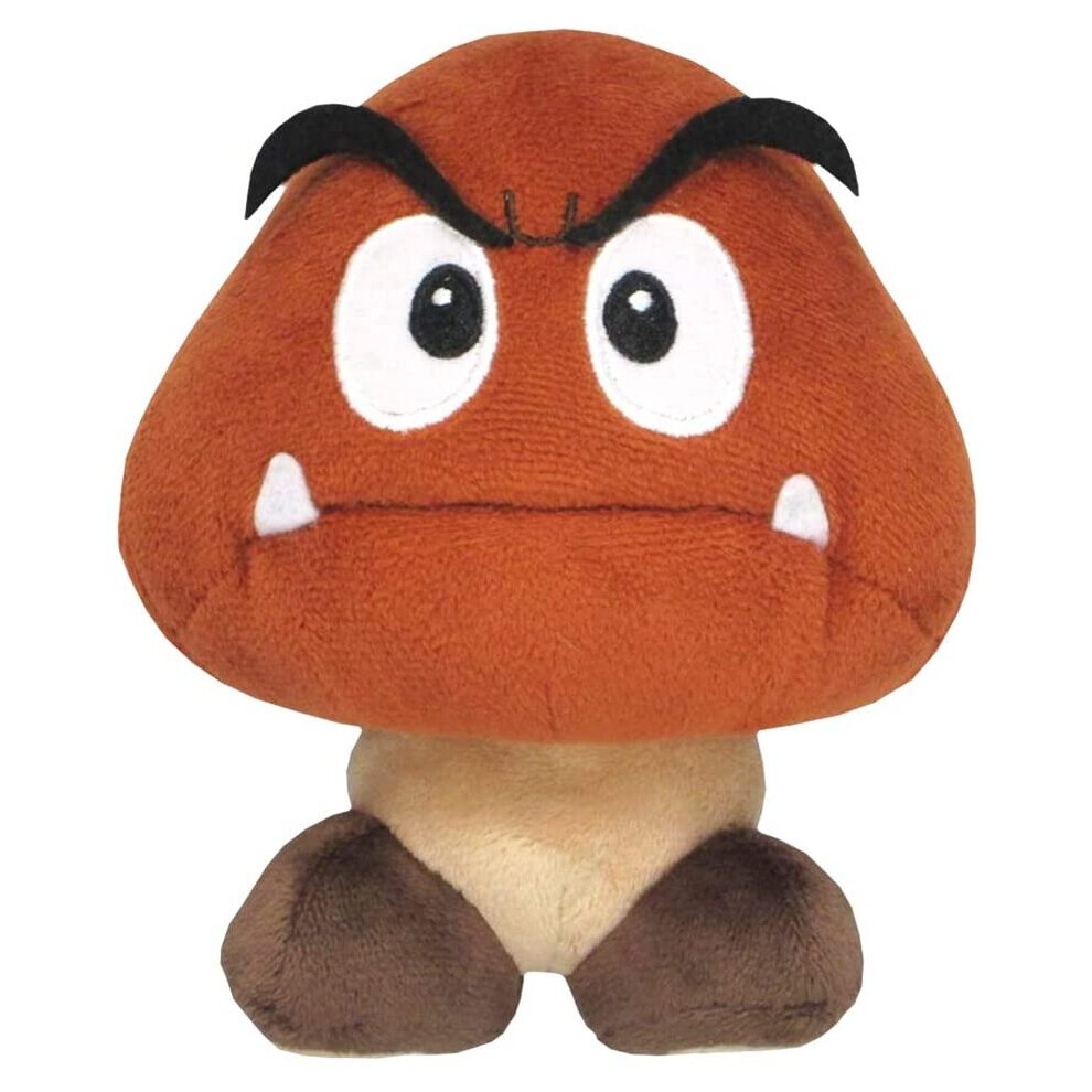 Super Mario AC12 Goomba Sanei Officially Licensed Plush, Multicolour