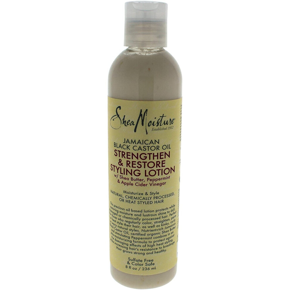 Shea Moisture Black Jamaican Castor Oil Strengthen Grow And Restore Styling Lotion 236 Ml
