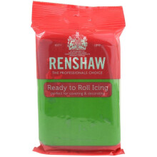 Renshaw Lincoln Green Ready to Roll Fondant Icing Sugarpaste, 250g (Pack of 1)