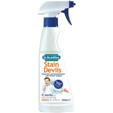 Dr Beckmann Stain Devils Antiperspirant & Sweat Mark Remover Spray 250ml - Removes deodorant and sweat stains
