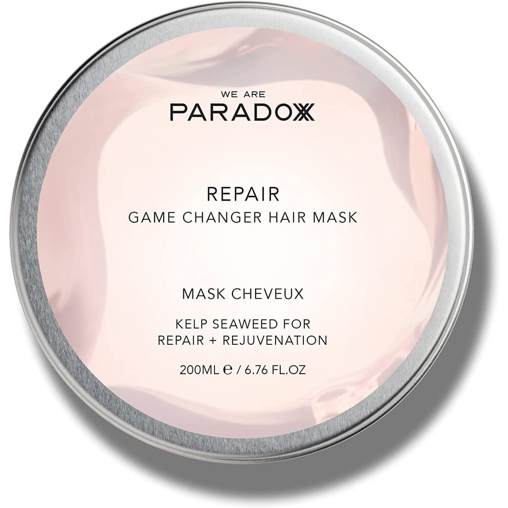We Are Paradoxx Game Changer Hair Mask 200ml, Leave In Hair Treatment For All Hair Types With Coconut Oil To Restore Dry, Damaged Hair and Add Shine,