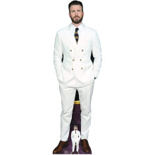 Star Cutouts Ltd CS890 Chris Evans Lifesize Cardboard Cutout with Free Mini Standee for Fans, Gifts, Birthdays & Parties, Multicolour