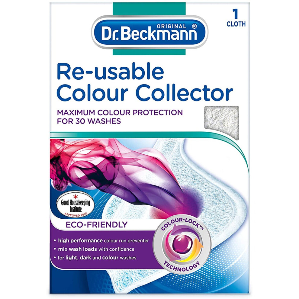 Dr. Beckmann Re-usable Colour & Dirt Collector, 1 Cloth (Up To 30 Washes)