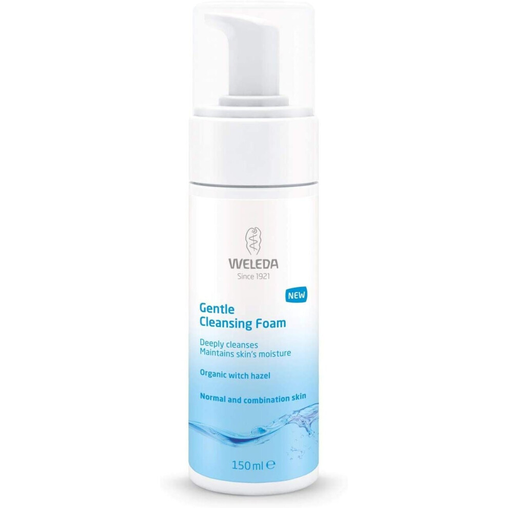 Weleda Organic Witch Hazel Gentle Cleansing Foam, 150 ml