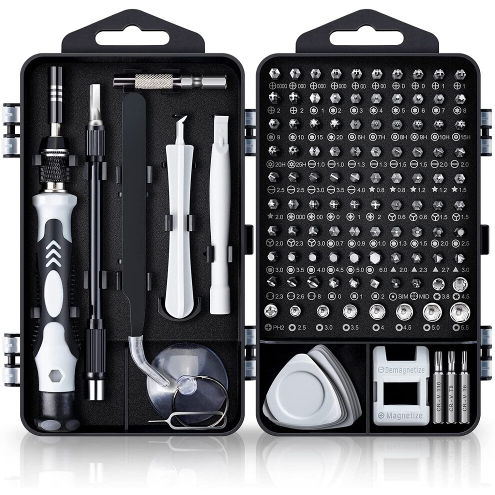 Photos - Power Tool Accessory Magnetic Laptop Screwdriver Kit, 122 in 1 Computer Repair Kit, Precision Screwdriver Set, Small Screw Driver Set with Case f