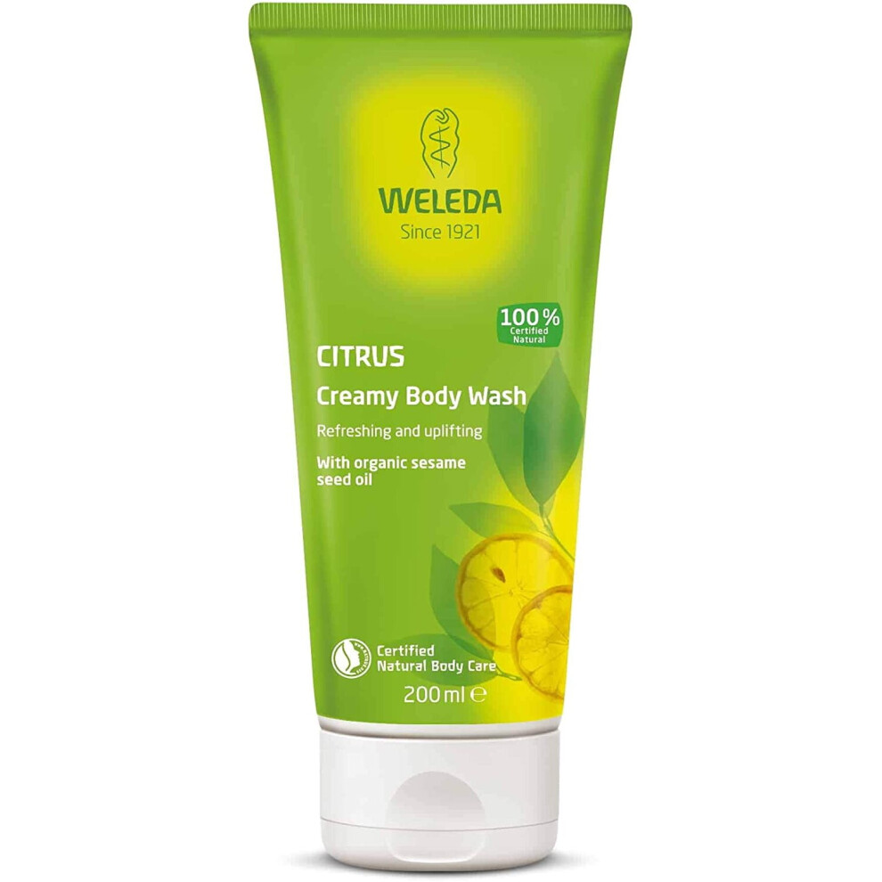 Weleda Citrus Creamy Body Wash, 200ml