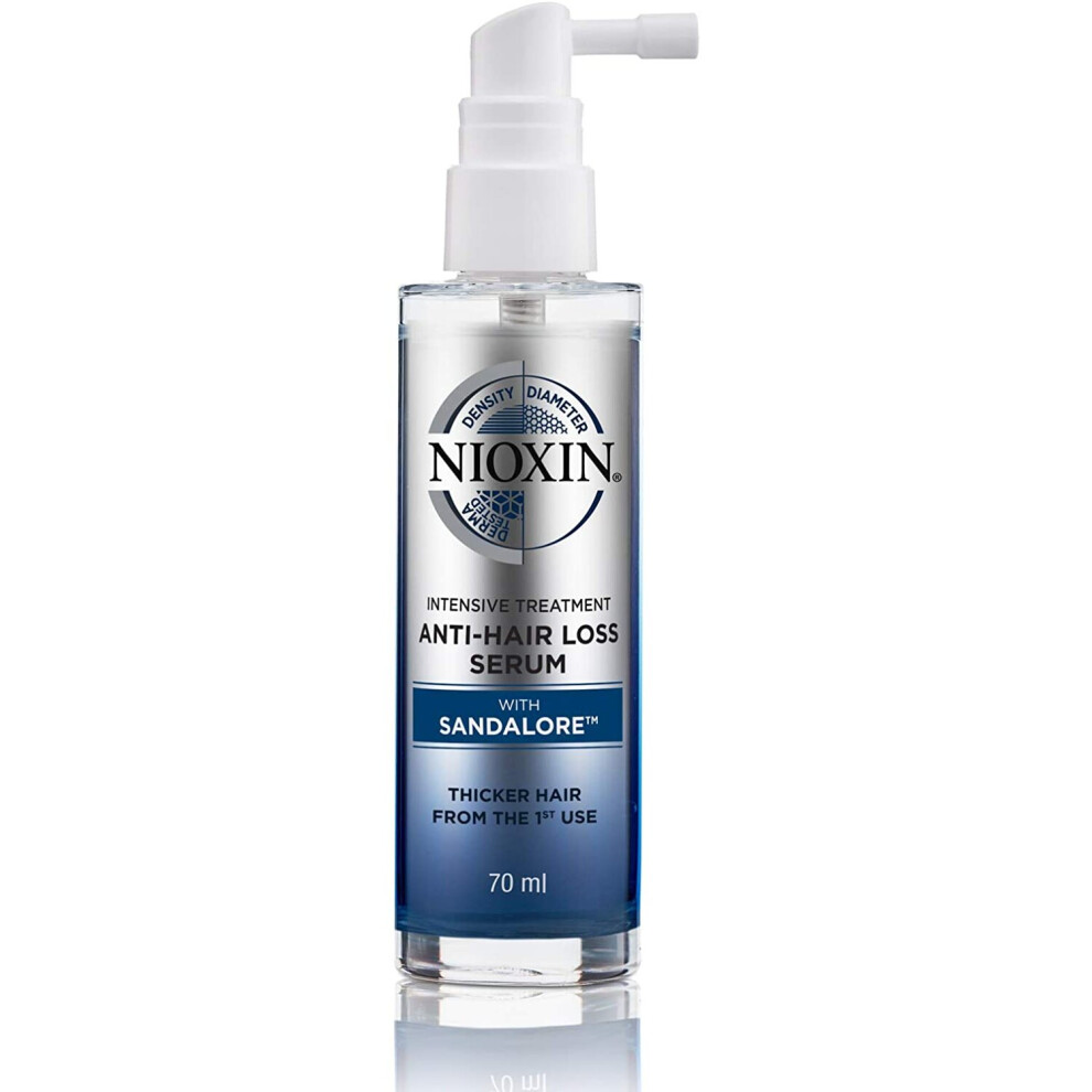 Nioxin Sandalore Anti-Hair Loss Treatment Serum, 70 Ml - Clinically Proven To Thicken Hair And Reduce Loss In 8 Weeks
