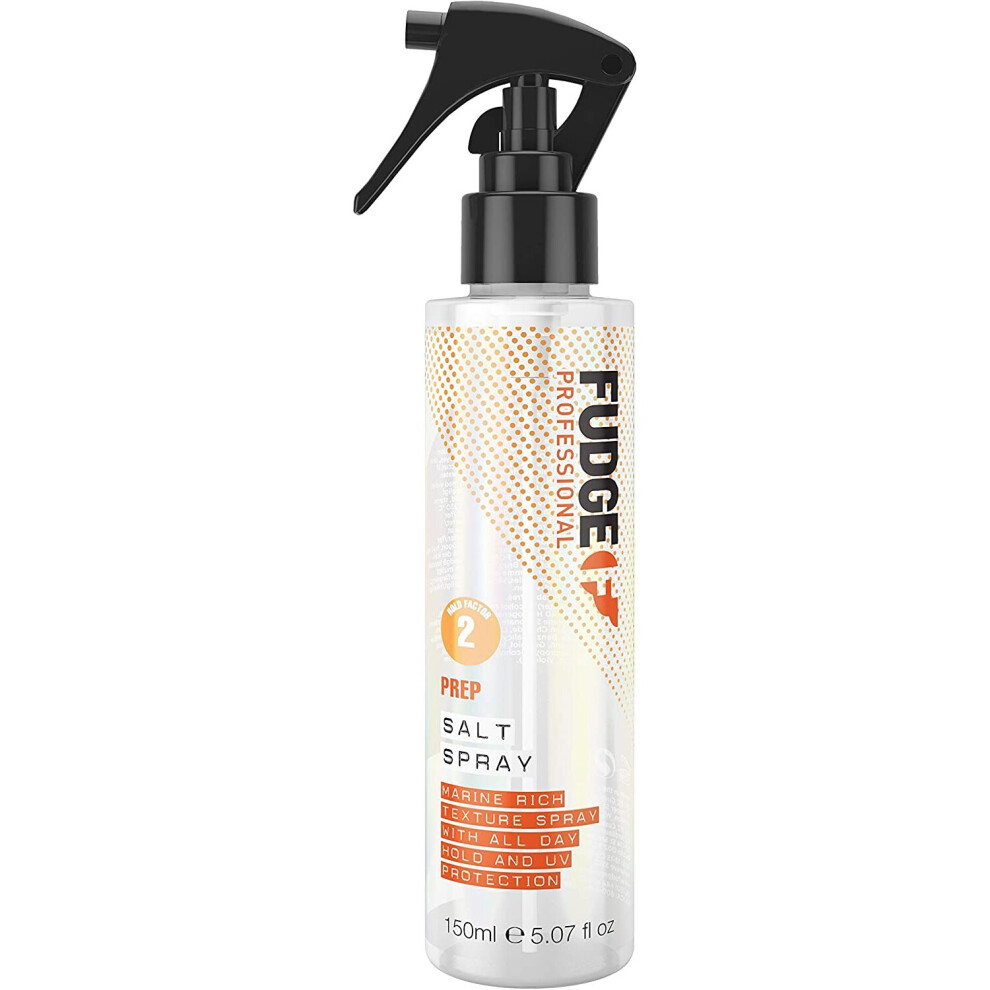 Fudge Professional Salt Spray, Texturising Sea Salt Spray, Mineral Rich Hair Styling Product Adds Volume and Flexible Hold for Men and for Women, With