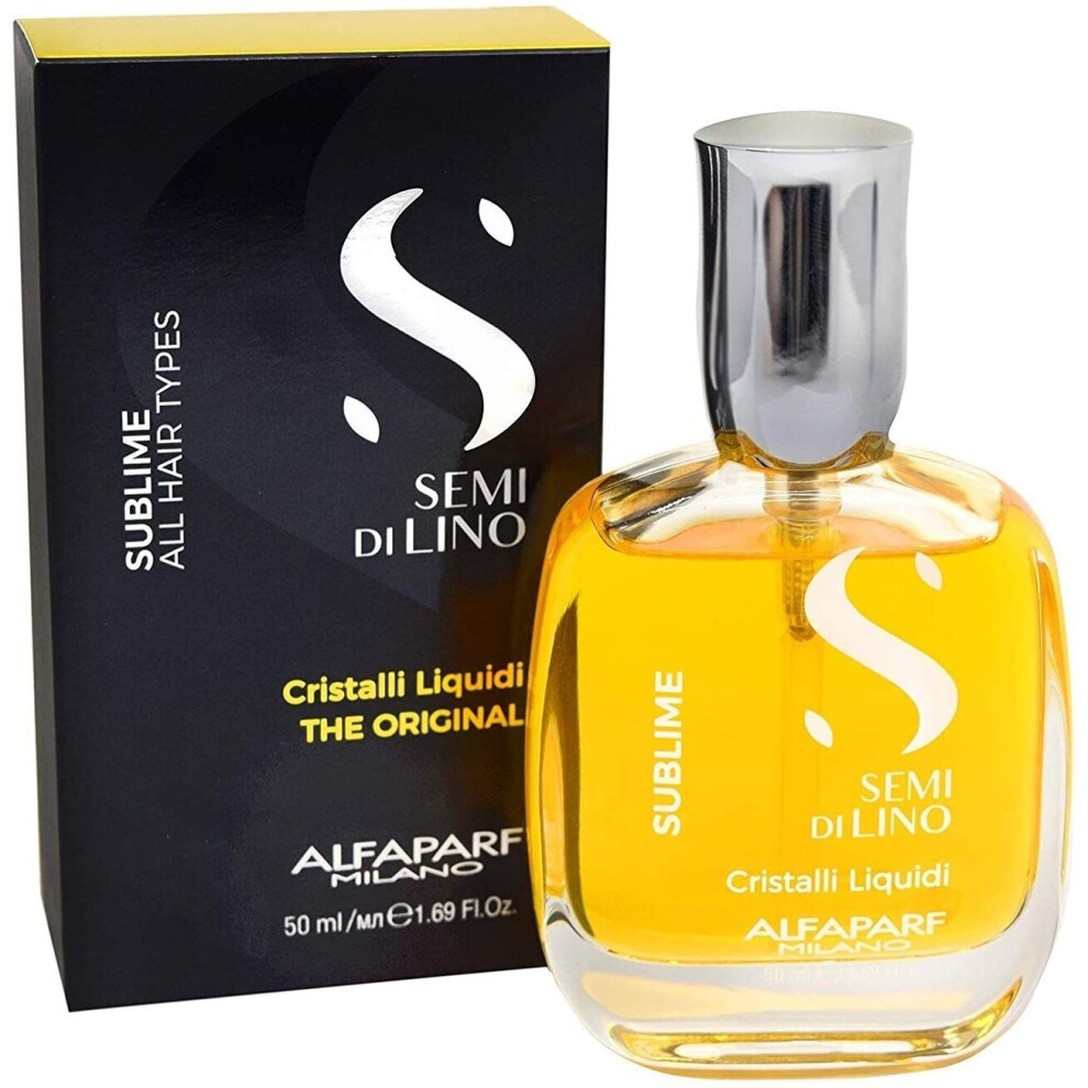 Alfaparf Semi Di Lino Diamond Cristalli Liquidi Instant Illuminating Serum 50Ml 1.69Oz