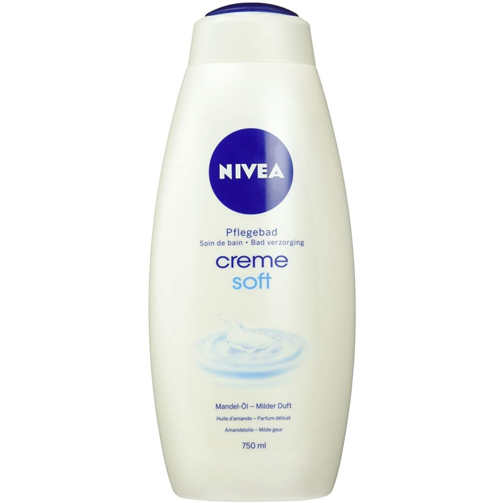 Nivea Soft Care Bath Cream 750 ml