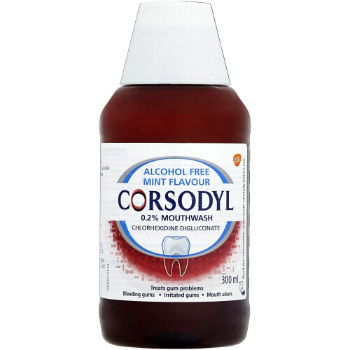 Corsodyl 0.2 Mouthwash, Gum Disease & Bleeding Gum Treatment Mouthwash