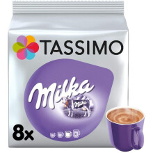 Tassimo Milka Hot Chocolate Pods (Pack of 5, Total 80 Coffee Capsules)