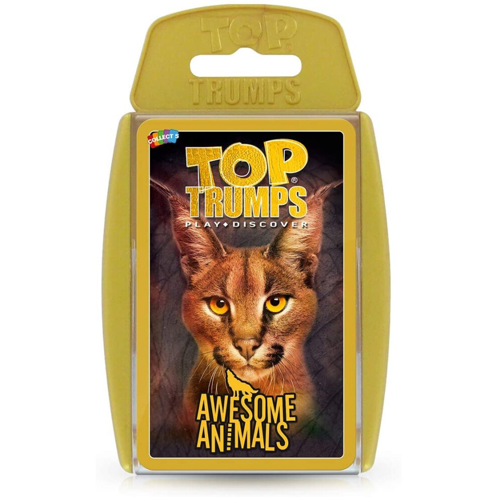 Top Trumps Awesome Animals Card Game