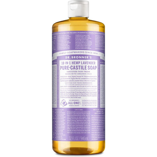 Dr Bronner's Dr Bronner's 946 ml Organic Lavender Castile Liquid Soap