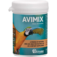Vetark Avimix 50 g - Ready-to-use vitamin & mineral supplement for all birds (Nutrobal + ACE-High 2:1), ideal for growing, breeding or pets