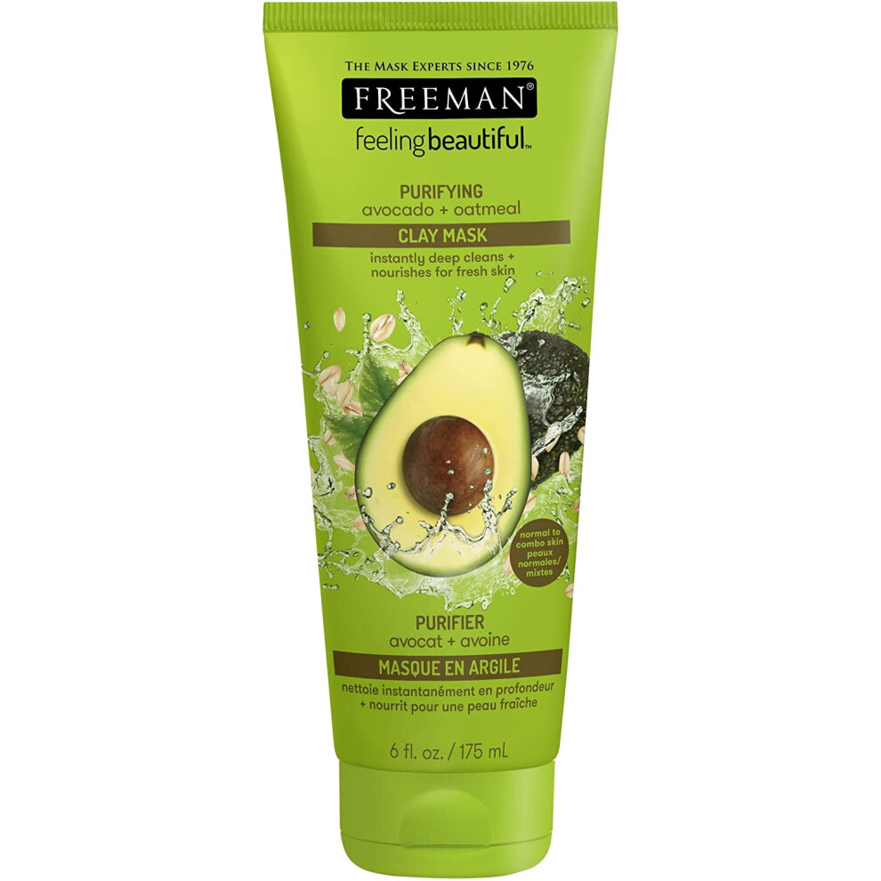 Freeman Feeling Beautiful Purifying Avocado and Oatmeal Clay Mask 175 ml