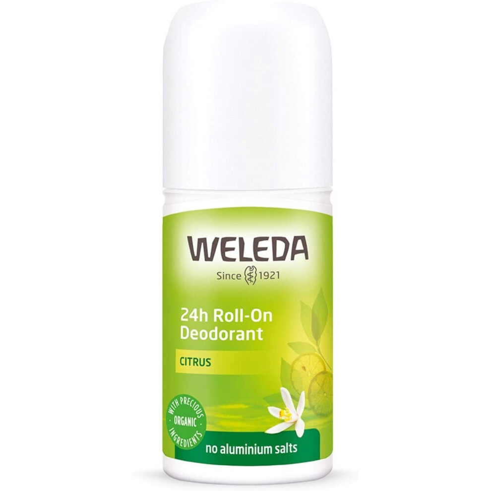 Weleda Citrus 24 Hours Roll On Deodorant, 50 ml