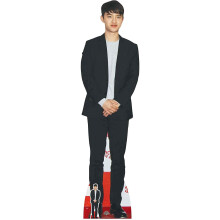 Star Cutouts Ltd CS776 Star Lifesize Cardboard Kyung-soo D.O (EXO) with Free Mini Table top Cutout 177cm Tall, Multicolour