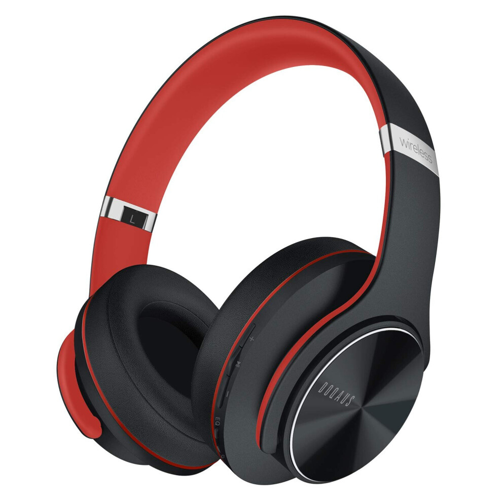 Doqaus Wireless Headphones Over Ear, 52 Hrs Playtime Bluetooth Headphones With 3 Eq Modes, Soft Memory Protein Earpads, Foldable Wireless Wired Headph 6438081253307