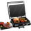 Aigostar Sandwich Toaster | Toastie Maker, 2000W 4-Slice Panini Press 4
