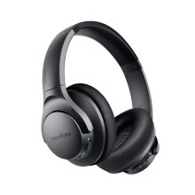 Anker Soundcore Life Q20 Hybrid Active Noise Cancelling Headphones, Wireless Over Ear Bluetooth Headphones, 40H Playtime, Hi-Res Audio, Deep Bass, Mem